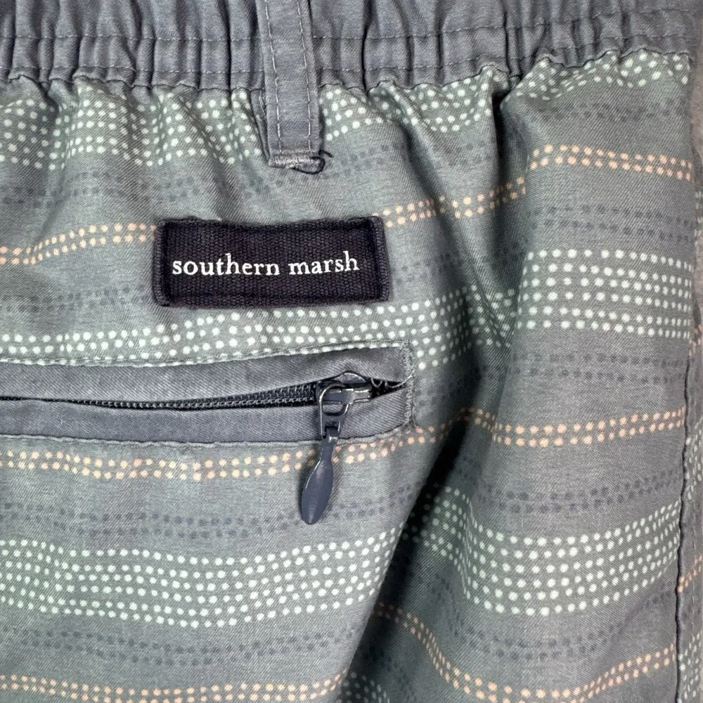 Southern Marsh Swim Trunks Men's 2XL Striped 5.5
